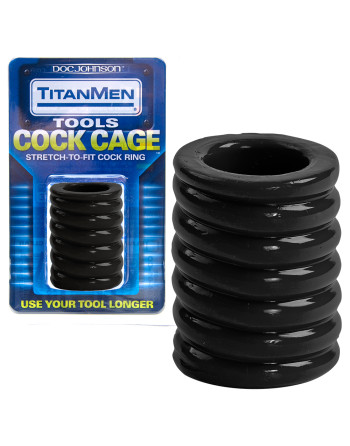 ANEL PARA O PÉNIS COCK CAGE TITANMEN