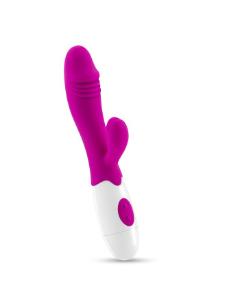 VIBRADOR CON ESTIMULADOR DE CLÍTORIS LOLLIPOP Y LUBRICANTE DE BASE AGUA INCLUIDO CRUSHIOUS