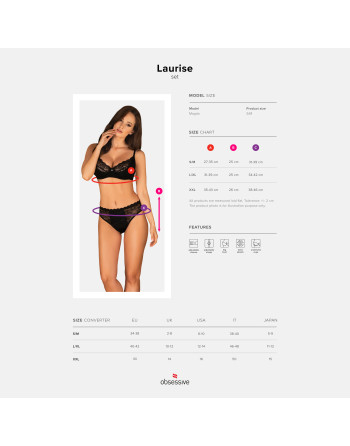 CONJUNTO LAURISE OBSESSIVE PRETO