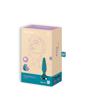 PLUG ANAL PLUG-ILICIOUS 1 SATISFYER TURQUESA