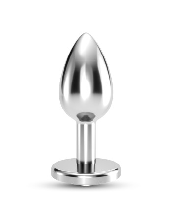 PLUG ANAL JOYA BIJOU TRANSPARENTE PEQUEÑO CRUSHIOUS CON BOLSA ATERCIOPELADA GRATIS