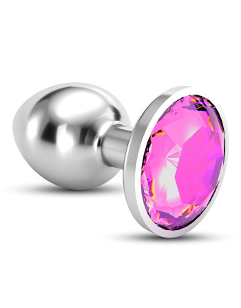PLUG ANAL JOYA BIJOU ROSA PEQUEÑO CRUSHIOUS CON BOLSA ATERCIOPELADA GRATIS