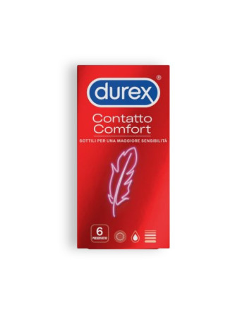PRESERVATIVOS DUREX CONTATTO COMFORT 6 UNIDADES