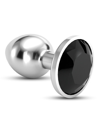 PLUG ANAL JOYA BIJOU NEGRO GRANDE CRUSHIOUS CON BOLSA ATERCIOPELADA GRATIS