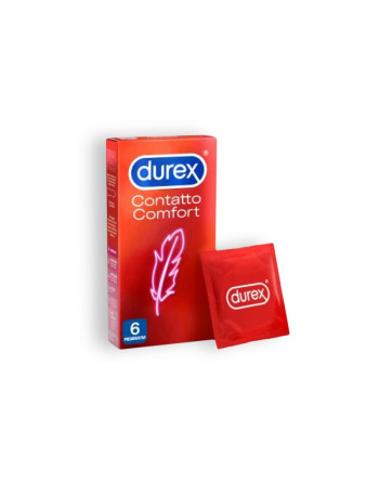 PRESERVATIVOS DUREX CONTATTO COMFORT 6 UNIDADES