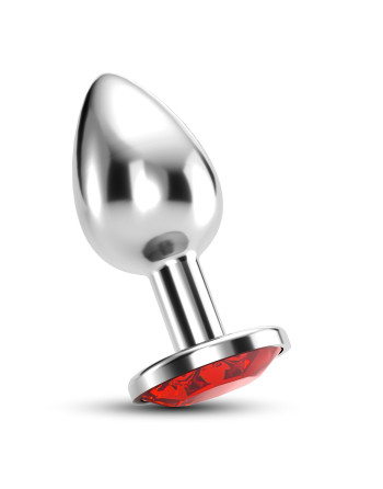 PLUG ANAL JOIA BIJOU VERMELHO PEQUENO CRUSHIOUS COM BOLSA AVELUDADA GRÁTIS