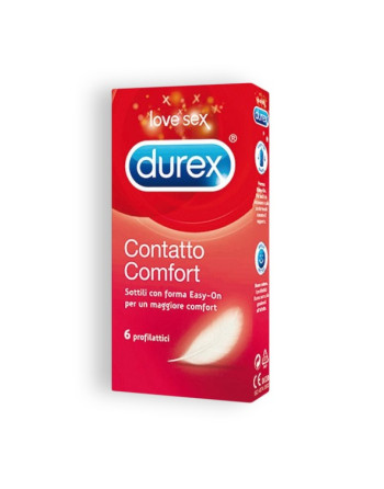PRESERVATIVOS DUREX CONTATTO COMFORT 6 UNIDADES