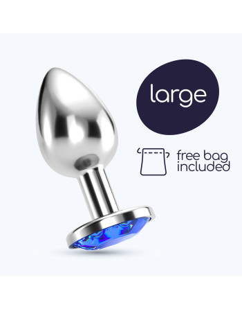 PLUG ANAL JOIA BIJOU AZUL GRANDE CRUSHIOUS COM BOLSA AVELUDADA GRÁTIS PLUG ANAL JOIA BIJOU AZUL GRANDE CRUSHIOUS COM BOLSA AVELUDADA GRÁTIS