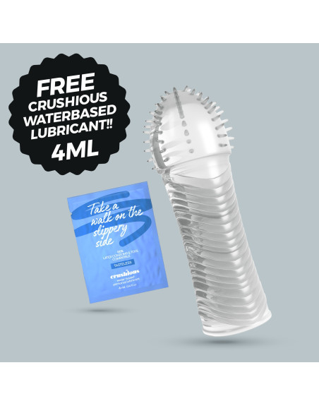 MANGA PARA O PÉNIS RIBBED CRUSHIOUS