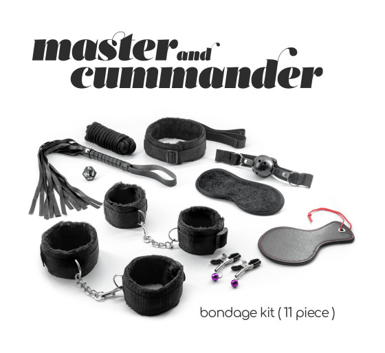 KIT BONDAGE MASTER & CUMMANDER CON 11 PIEZAS CRUSHIOUS