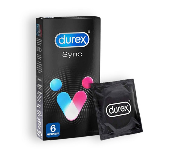 PRESERVATIVOS DUREX SYNC 6 UNIDADES