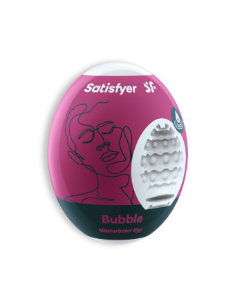 MASTURBADOR MASTURBATOR EGG BUBBLE SATISFYER