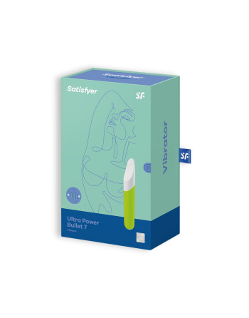 BALA VIBRADORA ULTRA POWER BULLET 7 SATISFYER VERDE