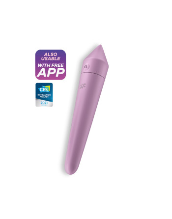 BALA VIBRADORA ULTRA POWER BULLET 8 CON APP SATISFYER LILA