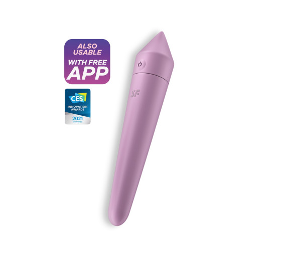 BALA VIBRADORA ULTRA POWER BULLET 8 CON APP SATISFYER LILA