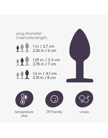 ANAL TRAIN TRIO BIJOU TRANSPARENTE CRUSHIOUS CON BOLSAS INDIVIDUALES GRATIS