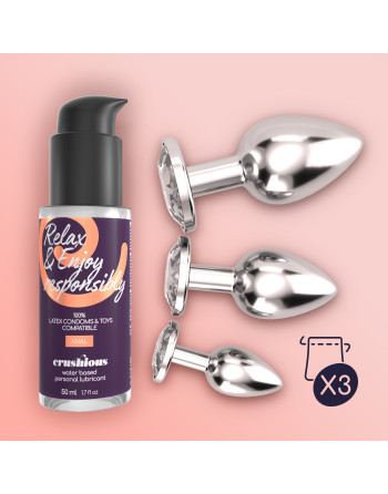 BIJOU ANAL WET TRAIN TRIO CRUSHIOUS TRANSPARENTE