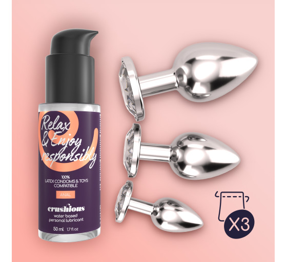 BIJOU ANAL WET TRAIN TRIO CRUSHIOUS TRANSPARENTE