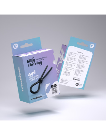 ANILLO DE SILICONA AJUSTABLE PARA EL PENE BILLY THE RING CRUSHIOUS