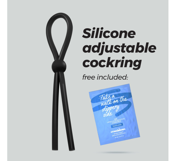 ANILLO DE SILICONA AJUSTABLE PARA EL PENE BILLY THE RING CRUSHIOUS