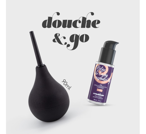 DOUCHE & GO DUCHA ANAL 90ML CON LUBRICANTE ANAL 50ML CRUSHIOUS