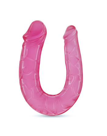 DEEP DIVER DILDO DOBLE CON LUBRICANTE ANAL 50ML CRUSHIOUS ROSA