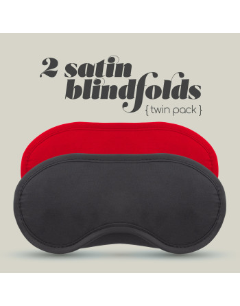 2 ANTIFACES DE SATÉN CRUSHIOUS NEGRO & ROJO