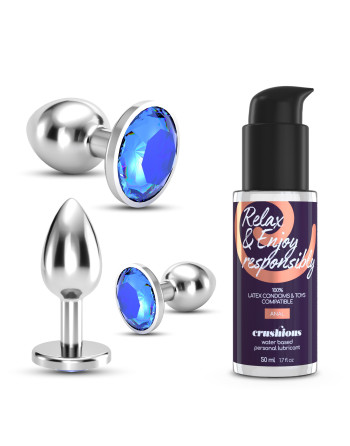 BIJOU ANAL WET TRAIN TRIO CRUSHIOUS AZUL