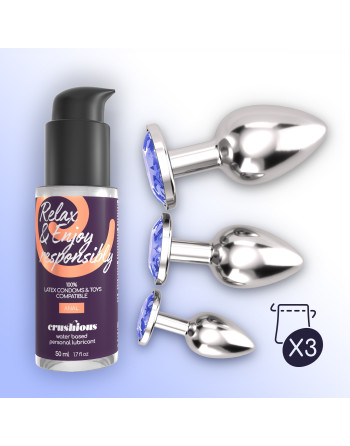 BIJOU ANAL WET TRAIN TRIO CRUSHIOUS AZUL