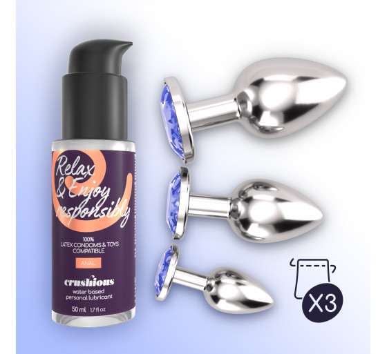 BIJOU ANAL WET TRAIN TRIO CRUSHIOUS AZUL