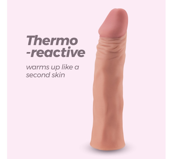 FUNDA DE PENE REALISTA CON EXTENSIÓN DE 2" THE MACHO CRUSHIOUS