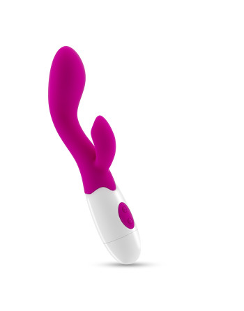 VIBRADOR COM ESTIMULADOR DE CLITÓRIS CHERIE E LUBRIFICANTE À BASE DE ÁGUA INCLUÍDO CRUSHIOUS