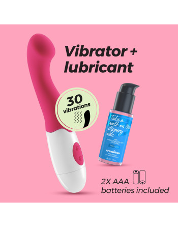 VIBRADOR TROLLIE COM LUBRICANTE DE BASE AGUA INCLUIDO CRUSHIOUS