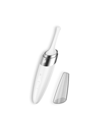 VIBRADOR TWIRLING DELIGHT SATISFYER BLANCO