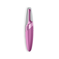 VIBRADOR TWIRLING DELIGHT SATISFYER BORDEAUX