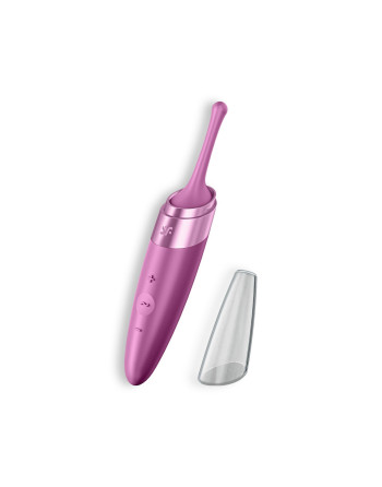 VIBRADOR TWIRLING DELIGHT SATISFYER BURDEOS