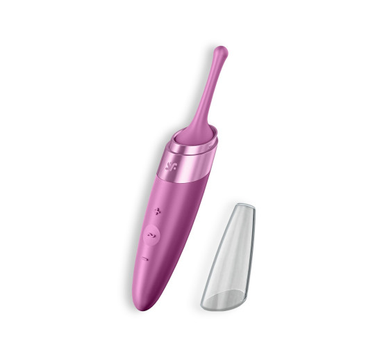 VIBRADOR TWIRLING DELIGHT SATISFYER BURDEOS