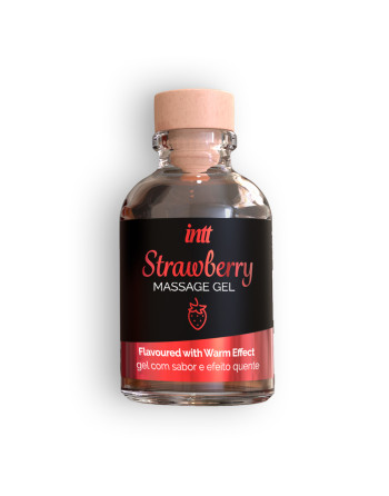 GEL DE MASAJE CON SABOR A FRESA INTT 30ML