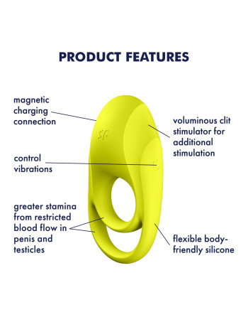 ANILLO VIBRADOR SPECTACULAR DUO SATISFYER