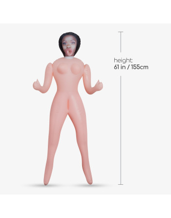 LUCIA LA AMA DE CASA MUÑECA INFLABLE MULATA CRUSHIOUS