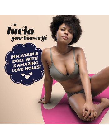 LUCIA LA AMA DE CASA MUÑECA INFLABLE MULATA CRUSHIOUS