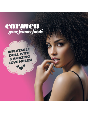 CARMEN LA FEMME FATALE MUÑECA INFLABLE MULATA CRUSHIOUS