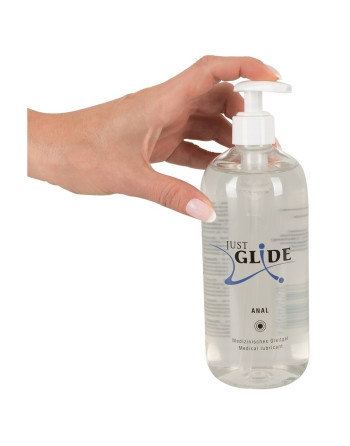LUBRIFICANTE À BASE DE ÁGUA ANAL 500ML JUST GLIDE