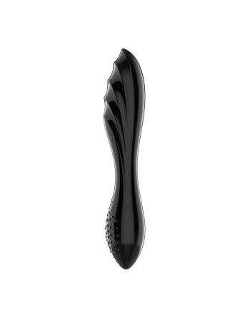 DILDO DE CRISTAL DAZZLING CRYSTAL 1 NEGRO SATISFYER
