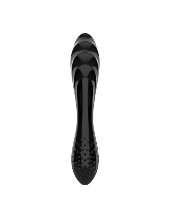DILDO DE CRISTAL DAZZLING CRYSTAL 1 NEGRO SATISFYER