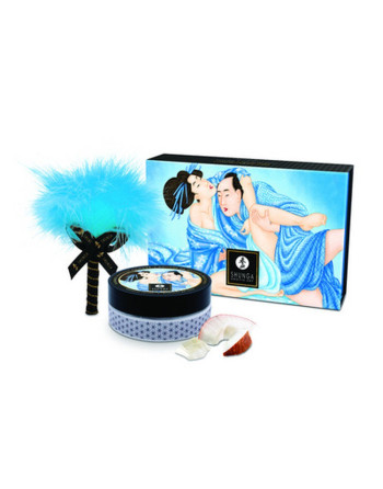 POLVO CORPORAL BESABLE - EMOCIONES DE COCO - 2.65 OZ / 75 GR - SHUNGA