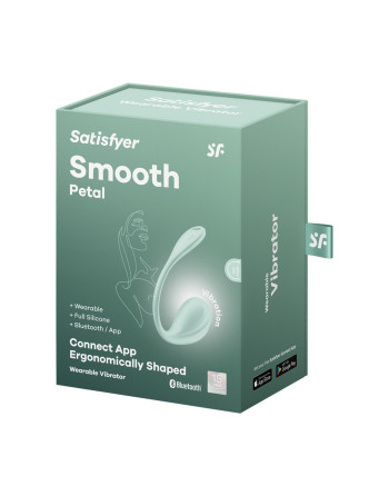 HUEVO SMOOTH PETAL CONNECT APP - WEARABLE COUPLE VIBRATOR - MENTA SATISFYER