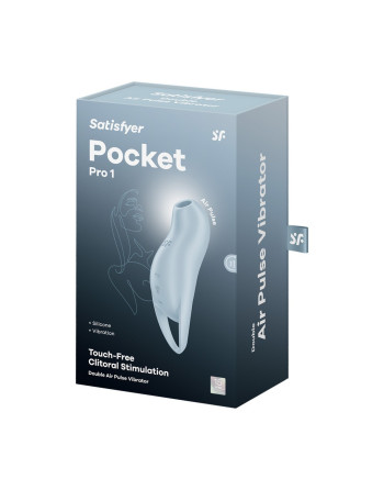 VIBRADOR POCKET PRO 1 - AZUL SATISFYER