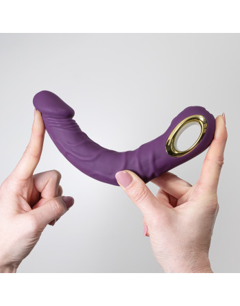 VIBRADOR FLEXIBLE MAGNUS BEND MORADO CRUSHIOUS