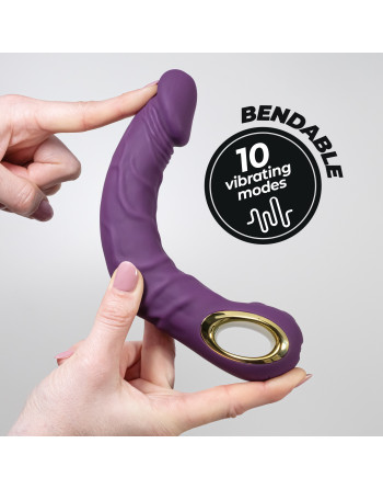 VIBRADOR FLEXIBLE MAGNUS BEND MORADO CRUSHIOUS